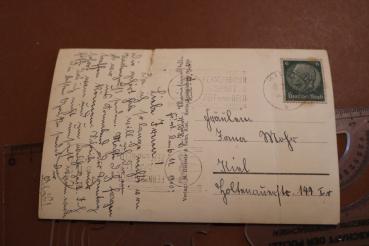 Preview: alte AK - U-Boote und Begleitschiffe im Hafen - Kiel   1940